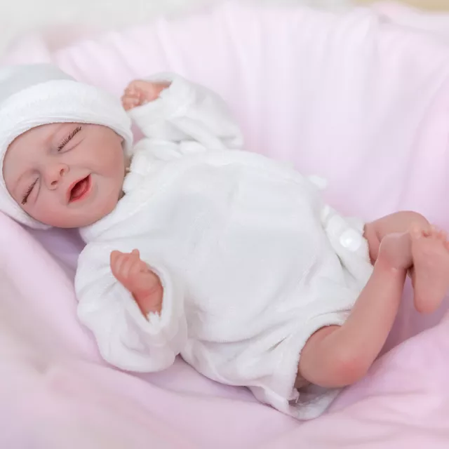 30cm Baby Doll 3D Skin Simulation Rebirth Dolls Realistic Baby Doll Appease Toys