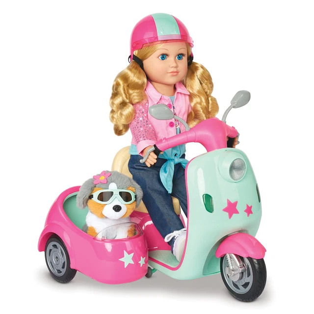 MY LIFE AS RC Scooter with Detachable Sidecar for Riding Buddy for 18