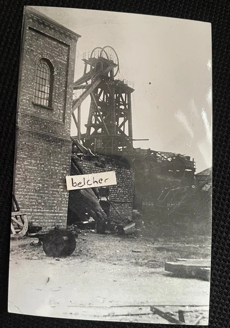 WIGAN ABRAM MAYPOLE Colliery Pithead After Explosion Disaster Peden ...