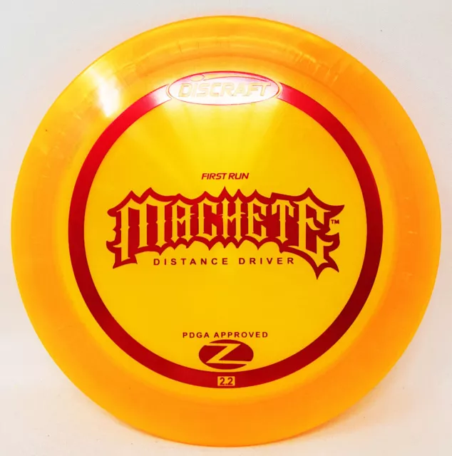 Machete Z First Run Pearly Orange 171g Discraft New Prime Disc Golf Rare