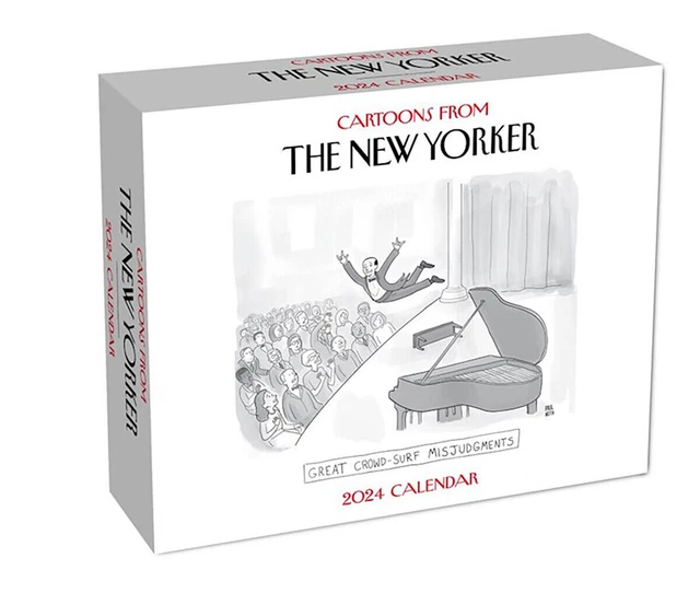 2024 CALENDAR CARTOONS from The New Yorker DaytoDay Boxed Andrews