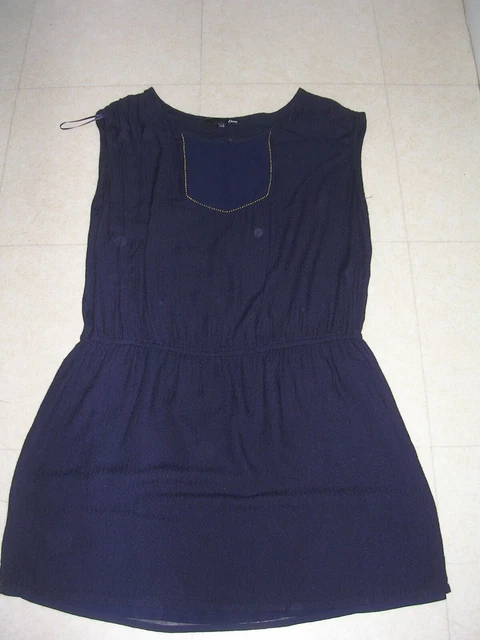 Robe Pull En Laine Etam - Taille 42 Noire - Occasion Très Bon état