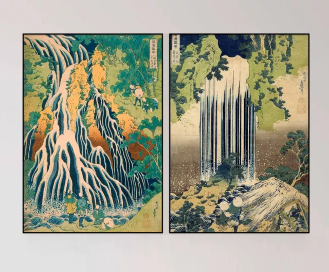 Japanese Ukiyo-e Style Art Katsushika Hokusai Japan Designs Poster Prints