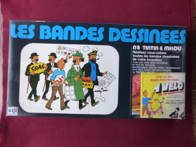 Rare Jeu Céji - Les Bandes Dessinées n° 8  : Tintin Et Milou