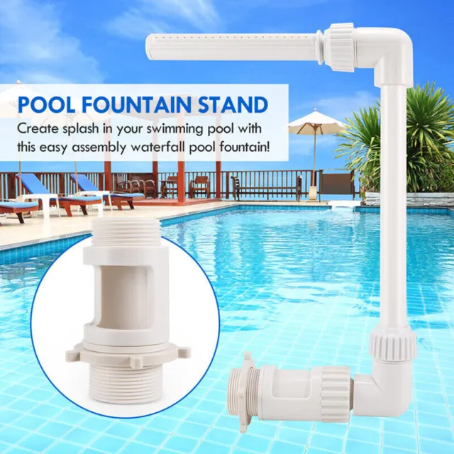 Adjustable Swimming Pool Waterfall Fountain Kit Fountain Water Spay Pool