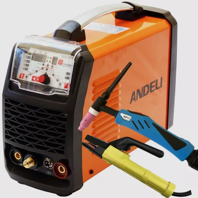 ANDELI 250amp DC Inverter TIG Welder/PULSE/COLD/CLEAN/MMA 5 IN 1 Welding Machine