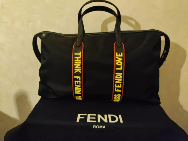 Borsa Da Viaggio Uomo Fendi Con Certificato Di Originalità NUOVA