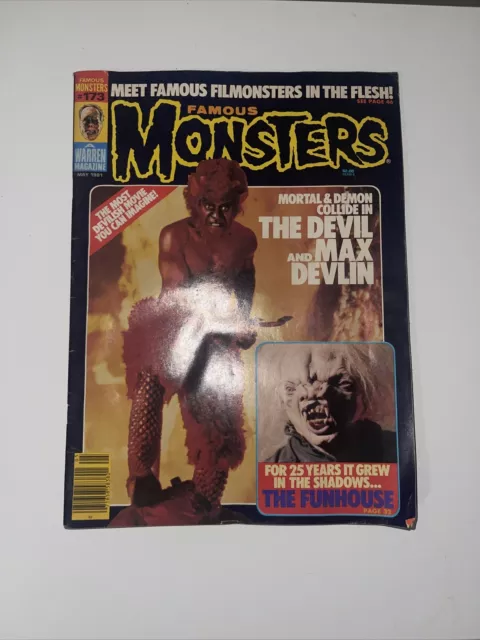 Famous Monsters#173 The Devil & Max Devlin Horror Sci Fi Warren Magazine