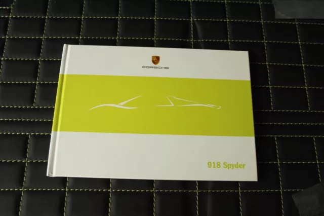 RAR VIP Hardcover Kunden Prospekt/brochure Porsche 918 Spyder  3/11 CN