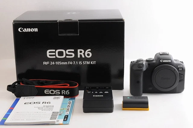 【ALMOST UNUSED 300 Shutter TOP MINT+】CANON EOS R6 Mirrorless Digital Camera JP