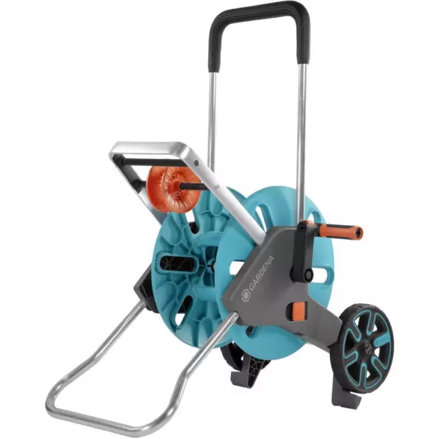 GARDENA CleverRoll M Easy 18515-20 1 pc(s) turquoise, orange, gris Dévidoir de