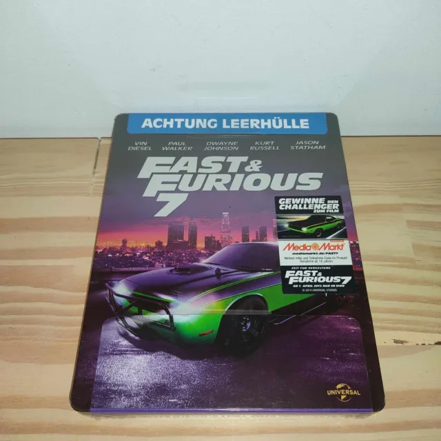 Fast & Furious 7 STEELBOOK [Blu-Ray] - VF NON INCLUSE - RARE - NEUF