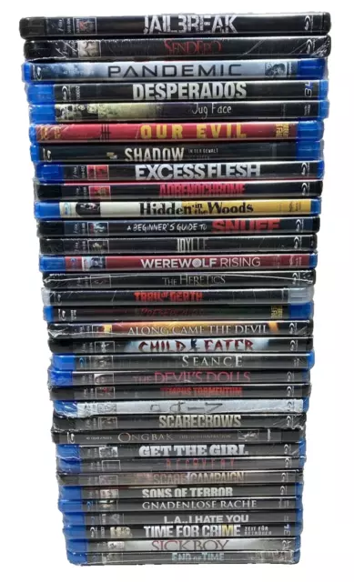 33x Blu ray Sammlung Konvolut Blu-ray Wiederverkäufer Top Bluray Filme FSK18 NEU