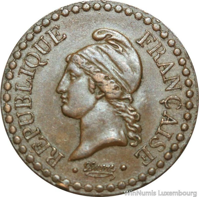 O6713 Un Centime Dupré 1849 A Paris République SUP -> Make offer