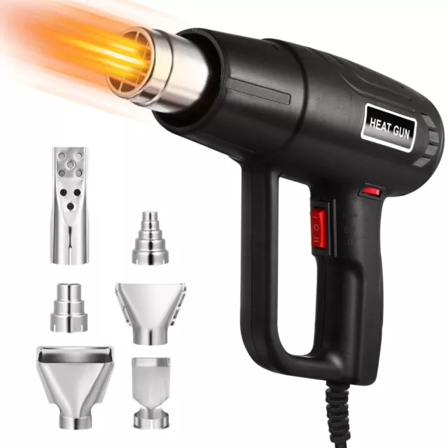 Electric Digital Heat Gun Adjustable Temperature Hot Air Heating Tool Kit 1500W