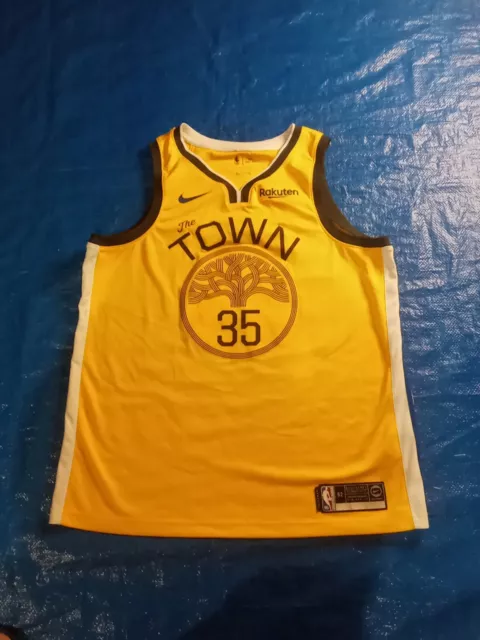 Nike Swingman Kevin Durant The Bay City Authentic Jersey AJ4610-430 Size  S/40