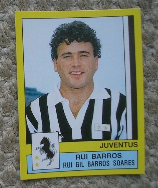 Photo Rui Barros Hurá Juventus – Avec Autographe – Carte De Collection