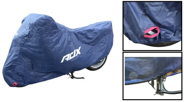 Housse de Protection Moto ADX XL 246x104x127 cm totalement Etanche Bleu