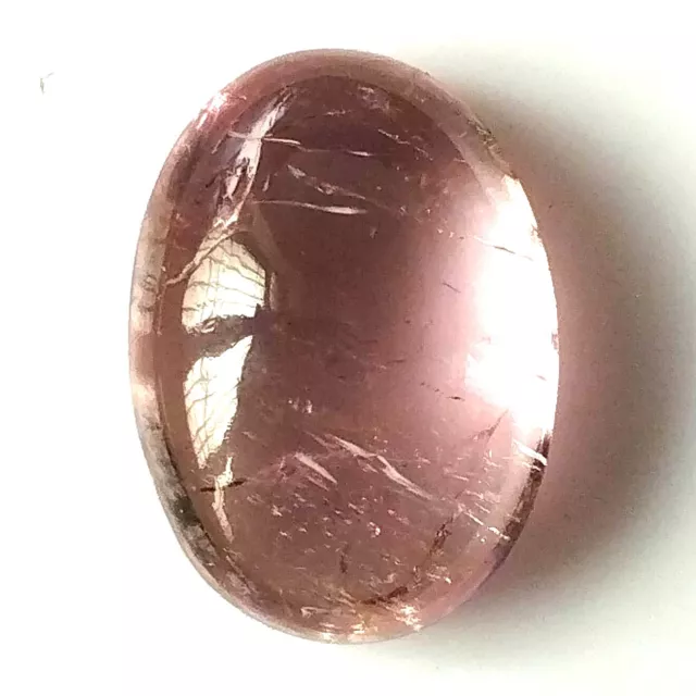 Pink Tourmaline Cabochon 7.40 Cts 14X10 mm Oval Natural Untreated Loose Gemstone