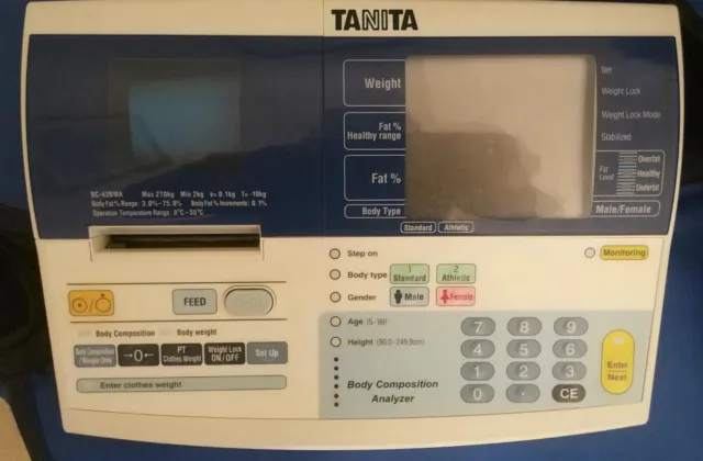 Bilancia bioimpedenziometrica professionale Tanita BC-420MA