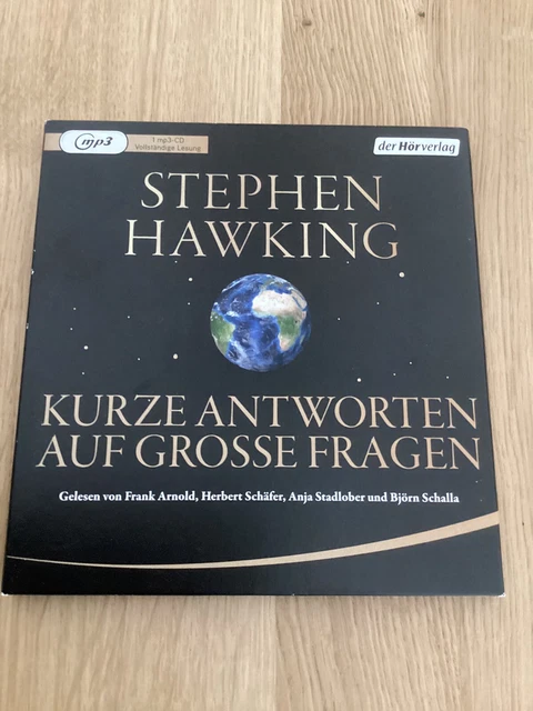 stephen hawking kurze antworten auf große fragen, Hörbuch stephen hawking kurze antworten auf große fragen, Hörbuch