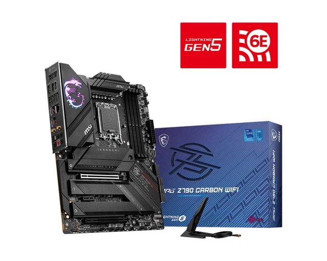 MSI MPG Z790 CARBON WIFI DDR5 Intel LGA 1700 EATX Motherboard, 4x DDR5