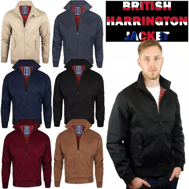 Harrington Men's Jacket Oggie76 Original Retro Scooter 1970'S Bomber Coat Top .