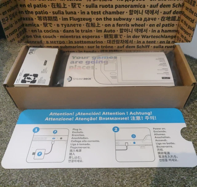 VALVE STEAM DECK Handheld Console Black 64GB Brand new and sealed