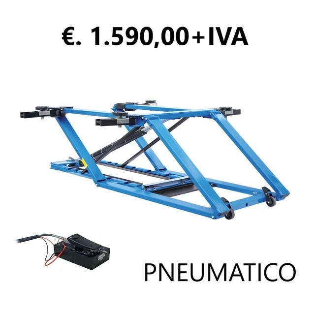 SOLLEVATORE AUTO PORTATILE 2500 KG AD ARIA EUR 1.940,00 - PicClick IT