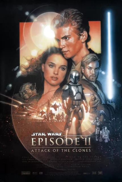 Star Wars Episode II - Attack Of The Clones (Single Sided) Original Movie Poster