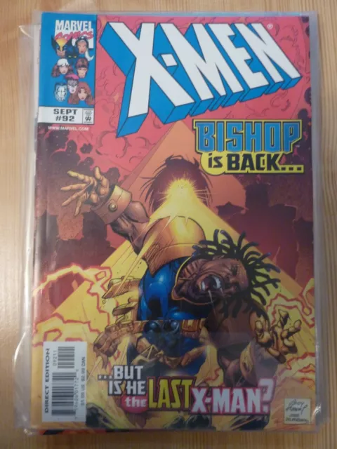 Marvel Comics -  X-Men September #92 "Bishop Is Back" 1999