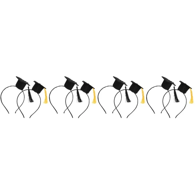 12 Mini Chapeaux De Graduation Pour Bouteilles - Décoration Drôle Fin D'Études & Fêtes