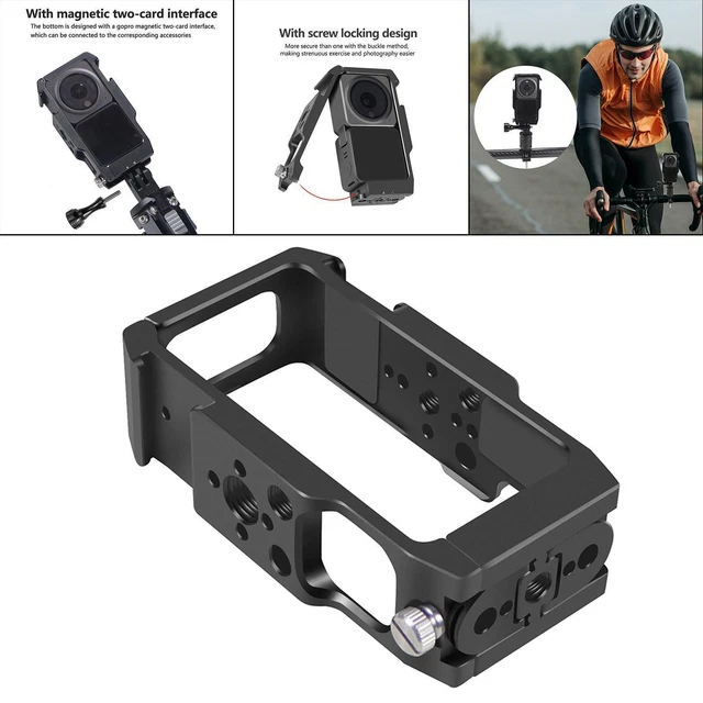 Cage de cadre de caméra en alliage d'aluminium pour DJI Action 2