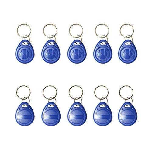 10 PCS Writable 125kHz RFID Key Fob Proximity ID Card Token Tag