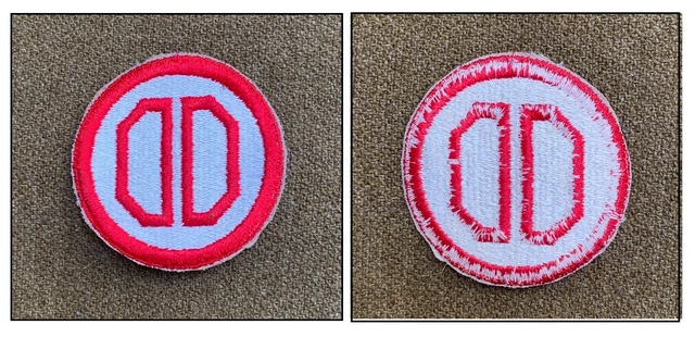 US WW2 PATCH 31st Omaha normandie dday insigne Airborne para veste ...