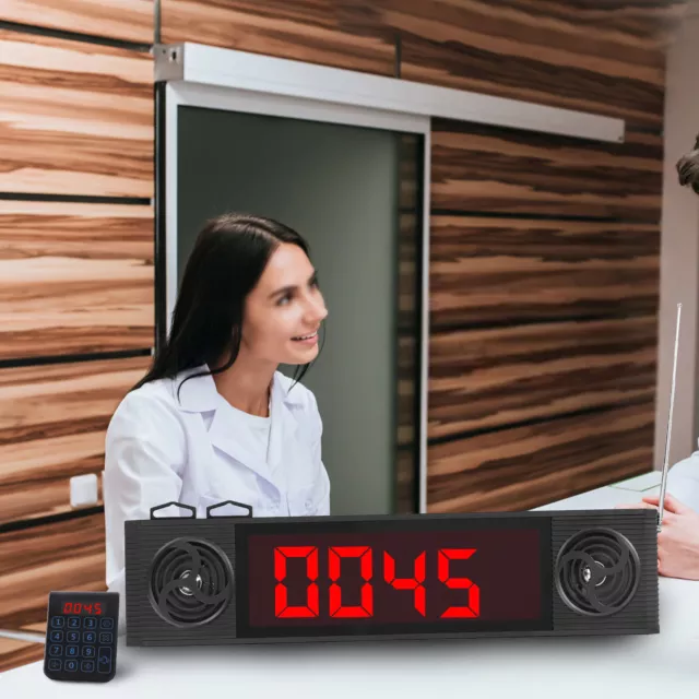 Restaurant Wireless Guest Calling System Take A Number Display System Pager Queu
