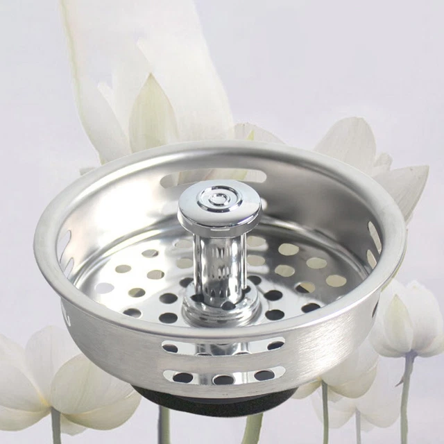 Tige De Traction Pour Bonde D'Évier En Acier Inoxydable - Tige Pivotante Avec Boule - Remplacement Pour Vidange De Lavabo - 20 Cm