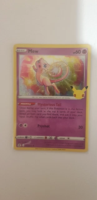 25th anniversary pokemon cards mew Shiny Mew UR (Gold Rare) 030/028 S8a