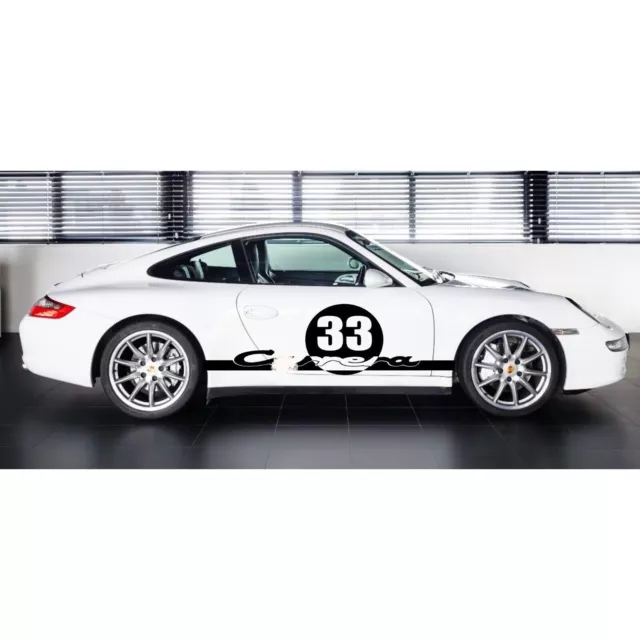 Carrera S Side Panel Decals Set Porsche 911 2005-2011 997 997.2