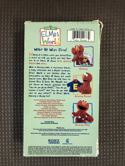 ELMOS WORLD - Wake Up With Elmo (VHS) $12.40 - PicClick CA