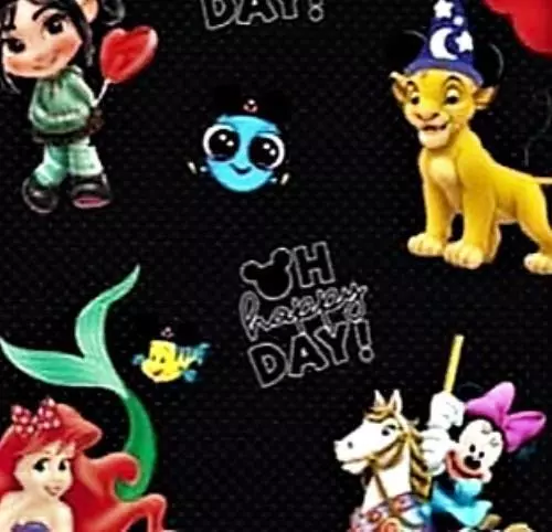 Oh Happy Day Disney SOFT Capri Leggings Magic Kingdom Princess Minnie Ariel Dumb