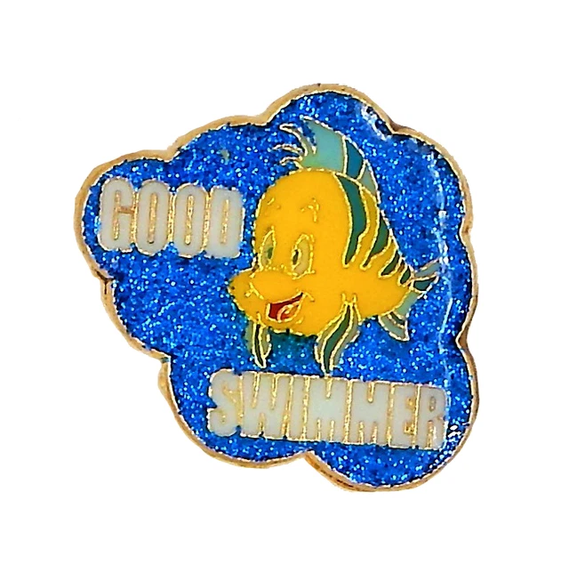 LITTLE MERMAID FLOUNDER "Good Swimmer" Individual Disney Park Trading