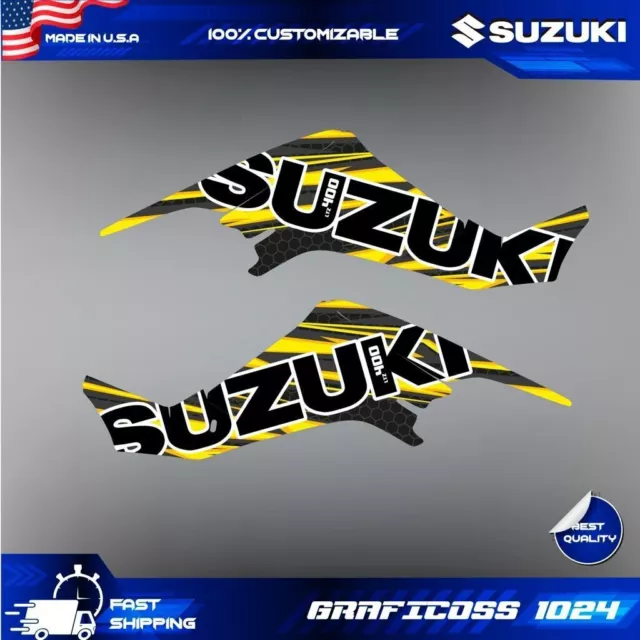 Calcomanía gráfica para motocicleta Suzuki LTZ 400 kit cuádruple ATV para modelo 2003-2008 3