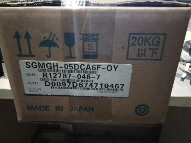 1Pc New Yaskawa Sgmgh-05Dca6F-Oy Servo Motor Sgmgh05Dca6Foy