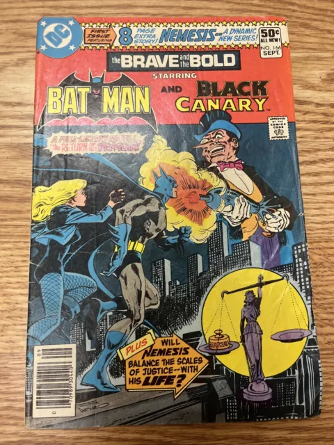 Brave & The Bold #166 Batman Black Canary Penguin DC Comics 1980 Bronze Age