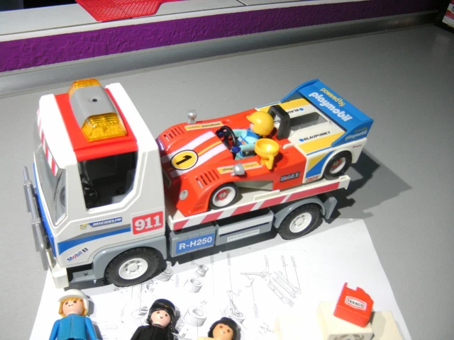 PLAYMOBIL - 3613 - Powertruck - Camion Racing Blaupunkt - 1986 - Ancien - EUR 29,90 - FR