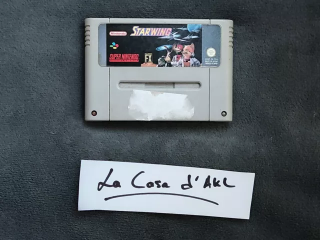 Starwing sur Super Nintendo SNES - loose FAH