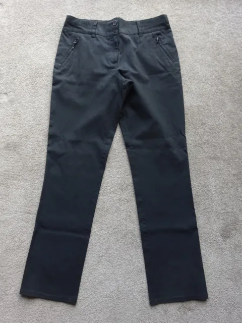 Girl's Black Trousers Age 12-13 Years From Marks & Spencer
