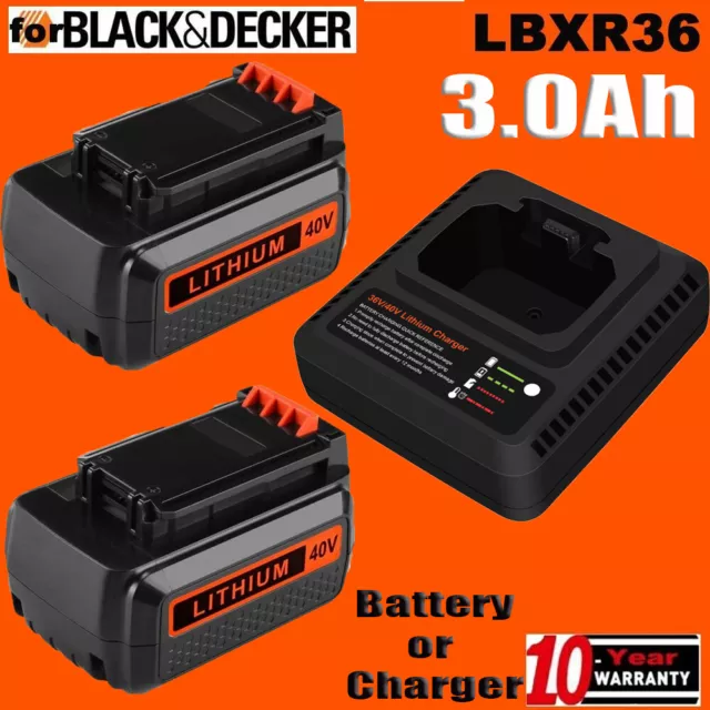BLACK+DECKER Genuine Black & Decker LCS36 Battery Charger Lithium Ion 36V 40  VOLT 36/40V for LBX36 LBXR36 LBXR2036 LBX1540 LBX2040