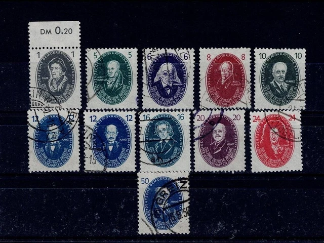 DDR   Akadmie Mi.Nr. 261-270  mit 266a+b  gest.   ansehen !!